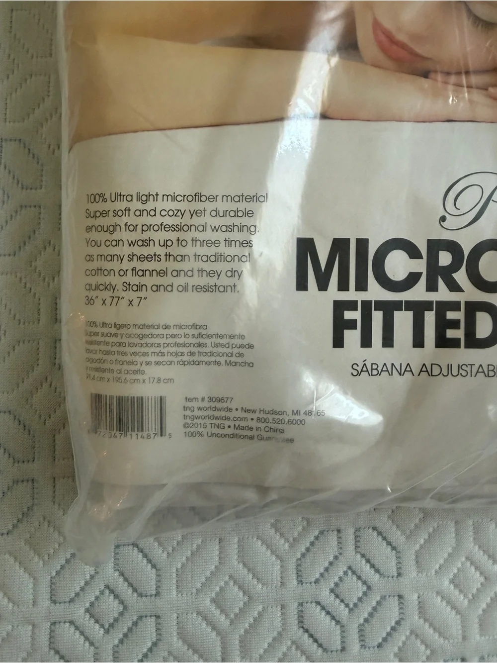 Premium Microfiber Sheet Set in White - Flat & Fitted